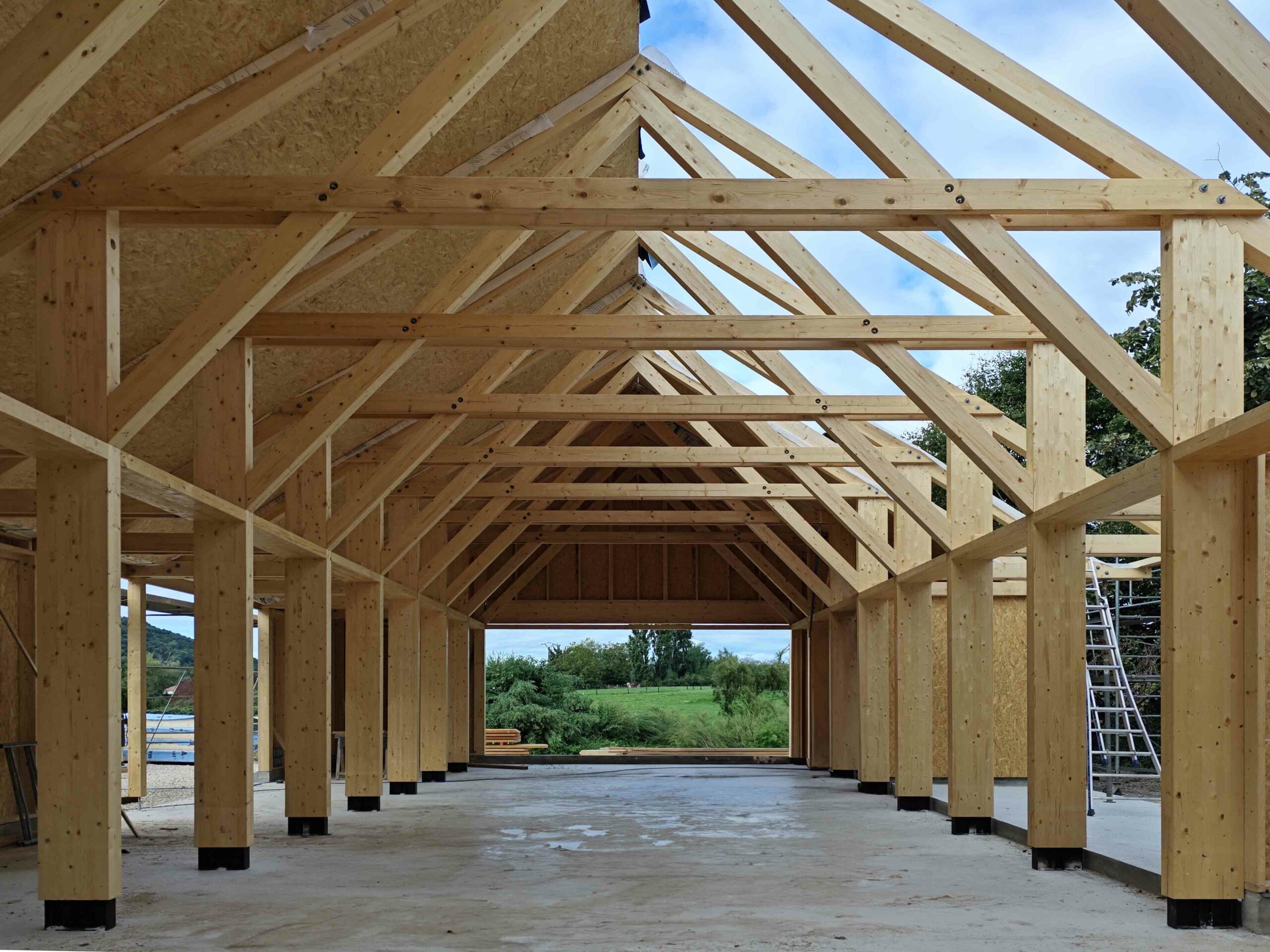 Chantier en cours à Fourg